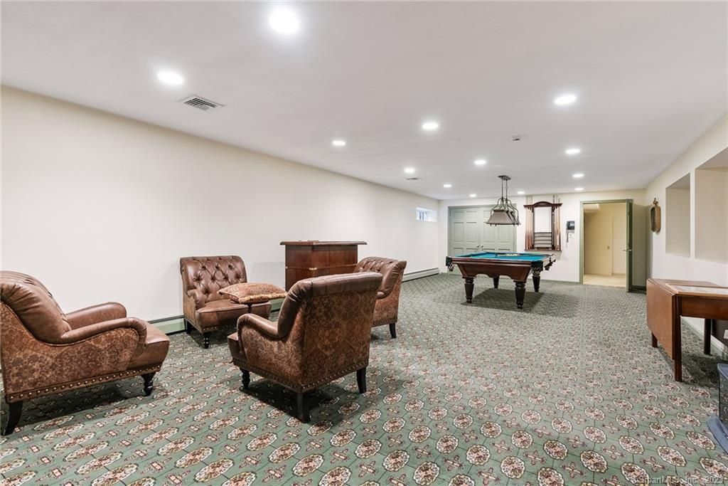 Billiard Table, Game Room, Interior, Pendant Lights, Recessed Lighting