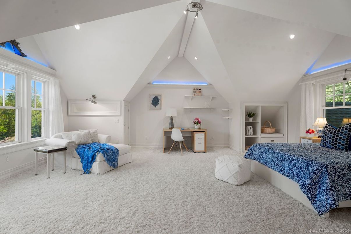 Bedroom, Home Office, Interior, Recessed Lighting