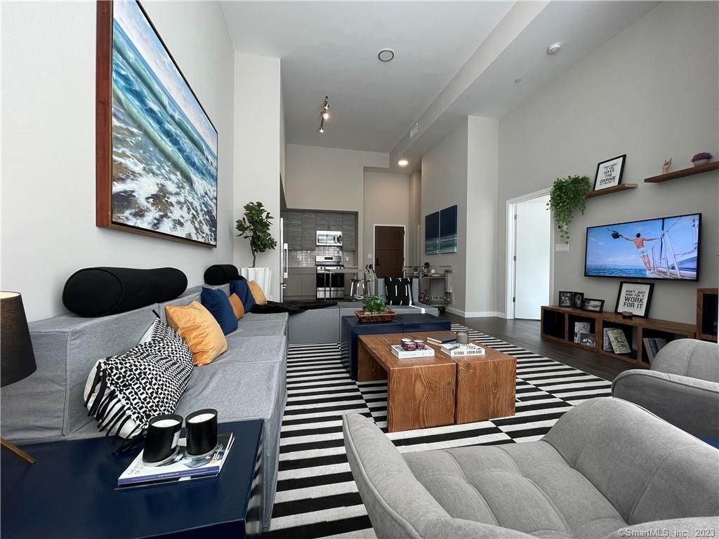 Interior, Kitchen, Living room, Recessed Lighting