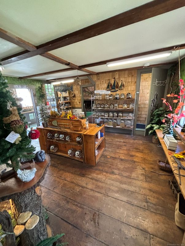 Interior, Stone Walls, Wooden Beams, Wood Texture Flooring