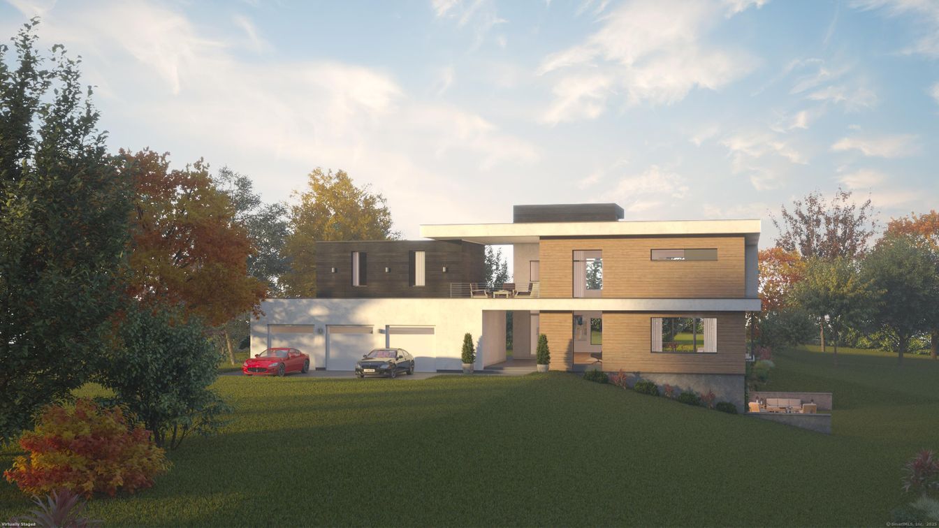 Attached, Backyard, Exterior, Facade, Modern