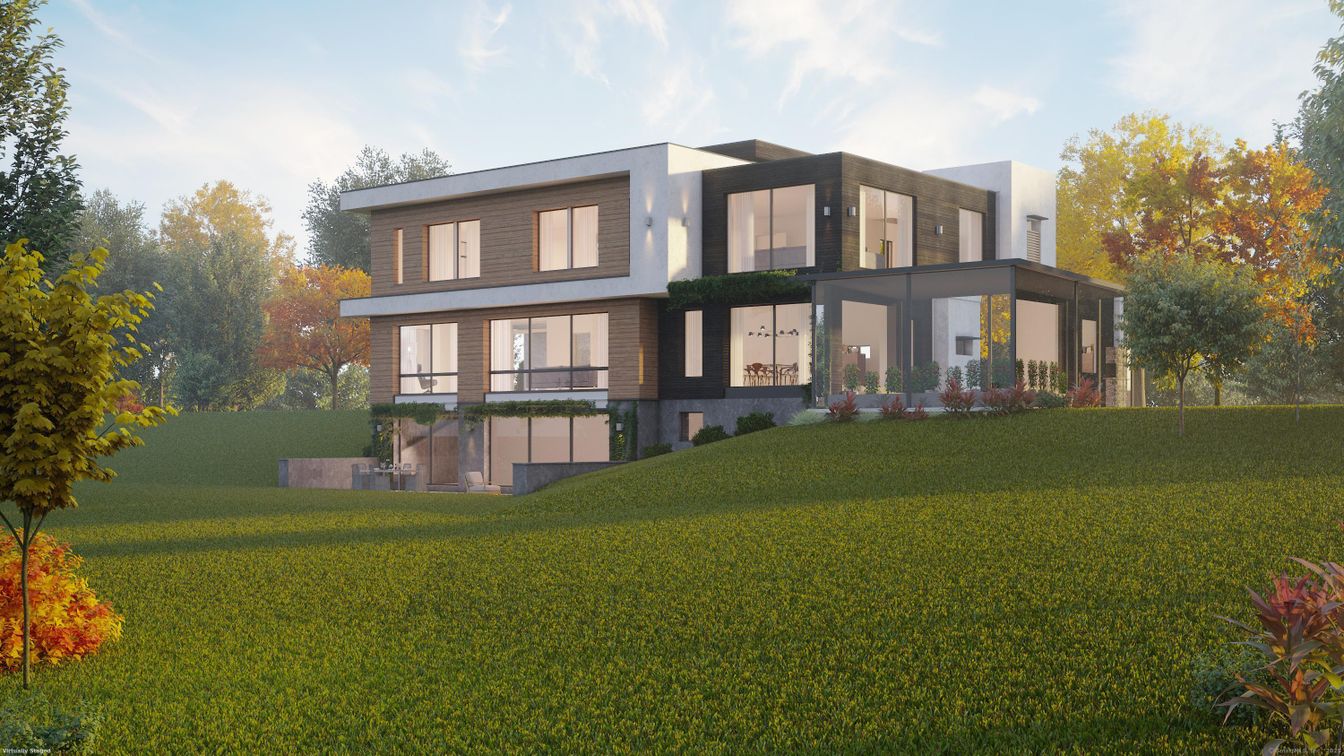 Backyard, Exterior, Facade, Modern
