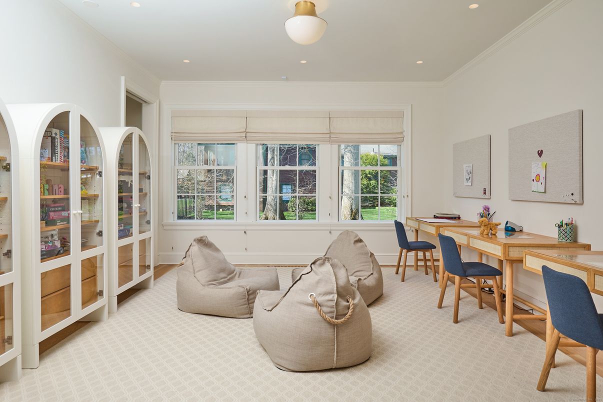 Home Office, Interior, Recessed Lighting