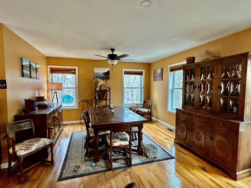 Dining room, Interior, Wood Texture Flooring