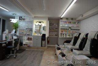 Home Office, Interior, Stone Walls, Wood Texture Flooring
