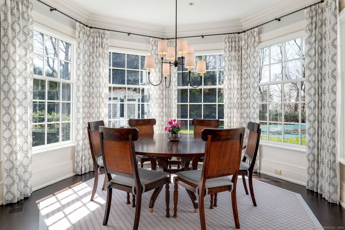 Chandelier, Dining room, Interior, Pendant Lights, Wood Texture Flooring