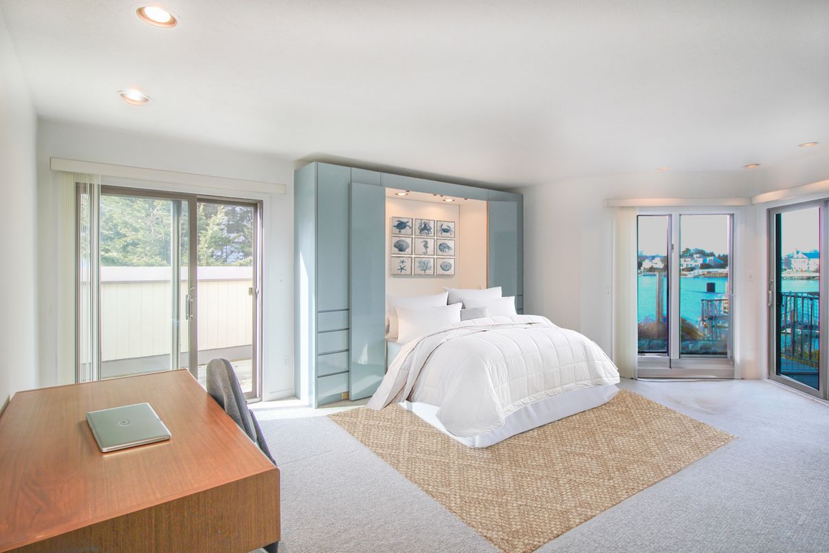 Bedroom, Interior, Recessed Lighting