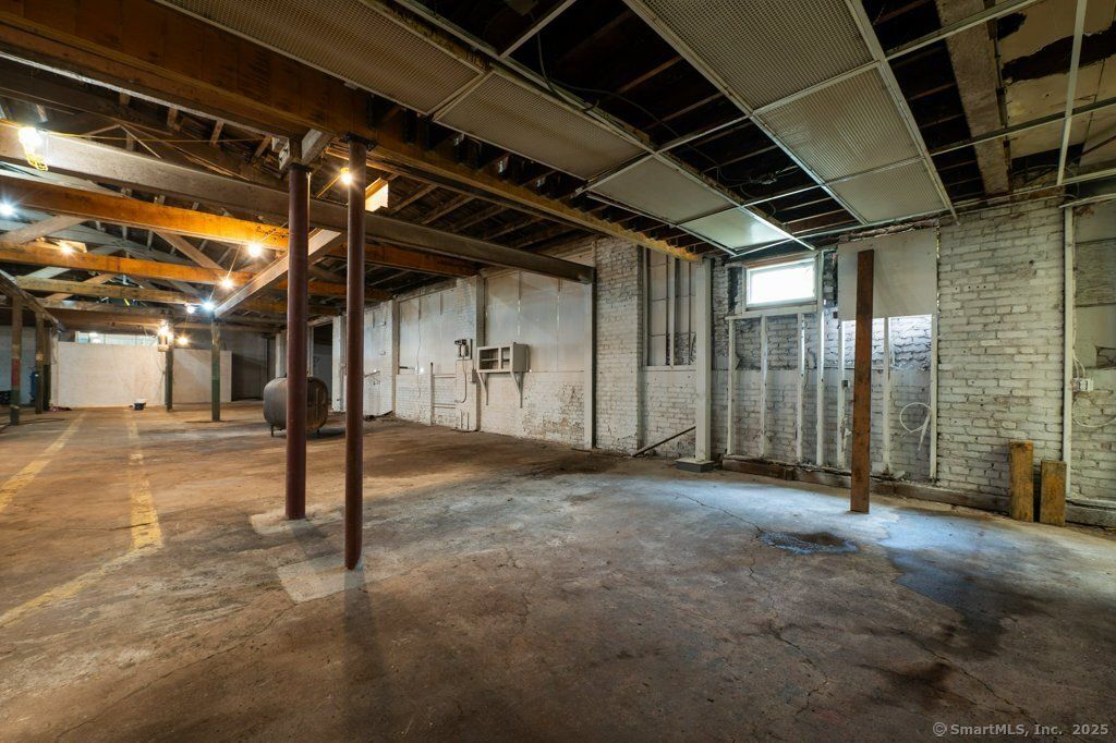 Interior, Stone Walls, Wooden Beams