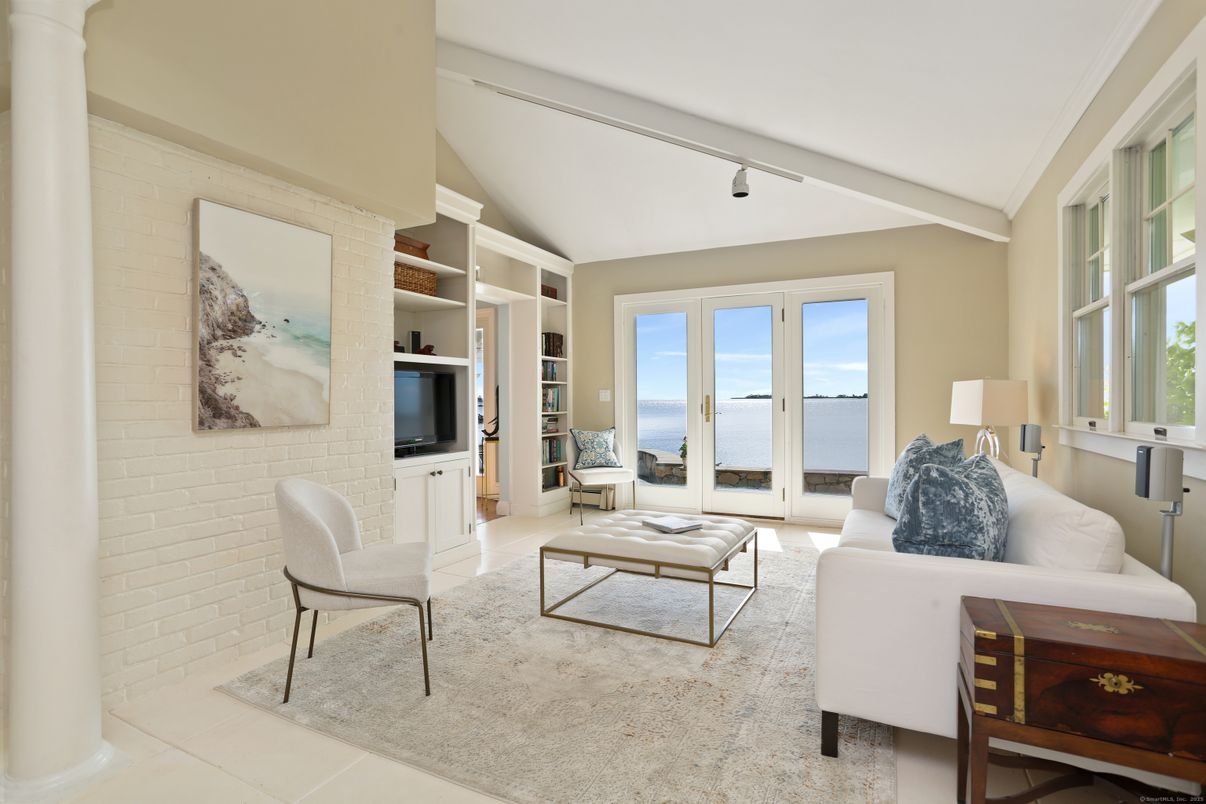 Interior, Living room, Stone Walls, Water