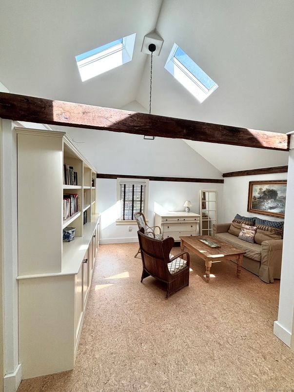Interior, Living room, Wooden Beams