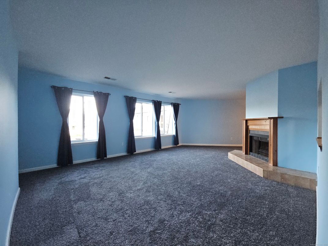 Empty room, Fireplace, Interior