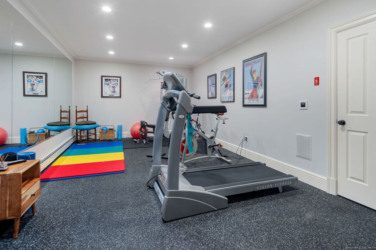 Fitness Equipment, Interior, Recessed Lighting