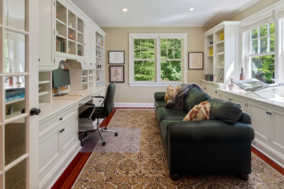 Home Office, Interior, Recessed Lighting
