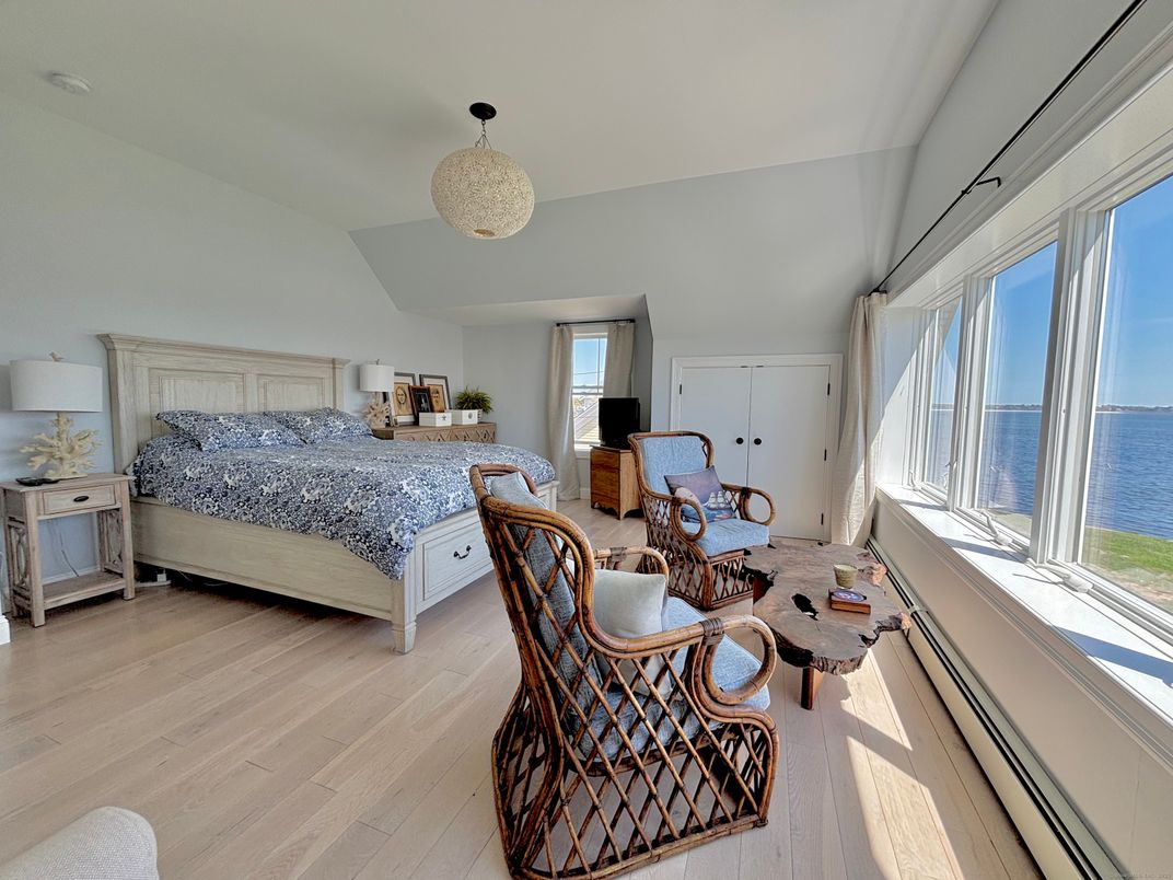 Bedroom, Interior, Water, Wood Texture Flooring