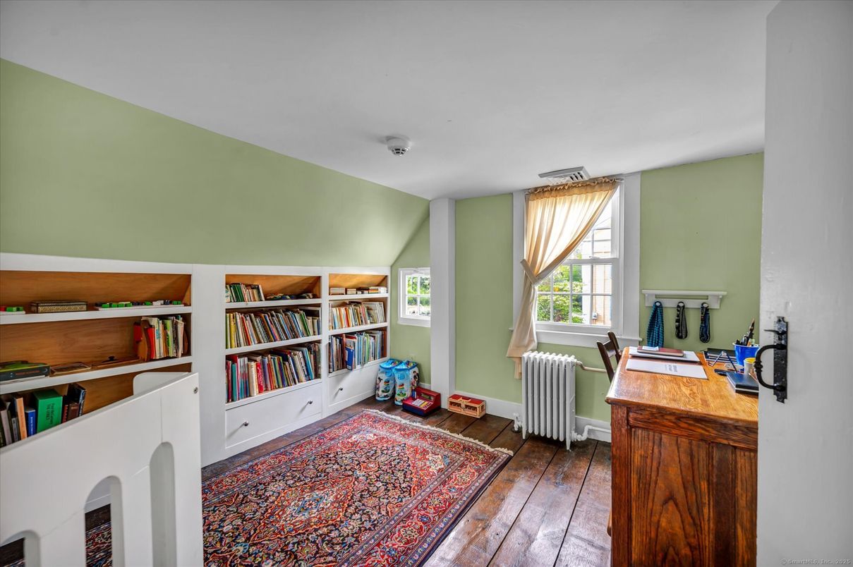 Home Office, Interior, Wood Texture Flooring