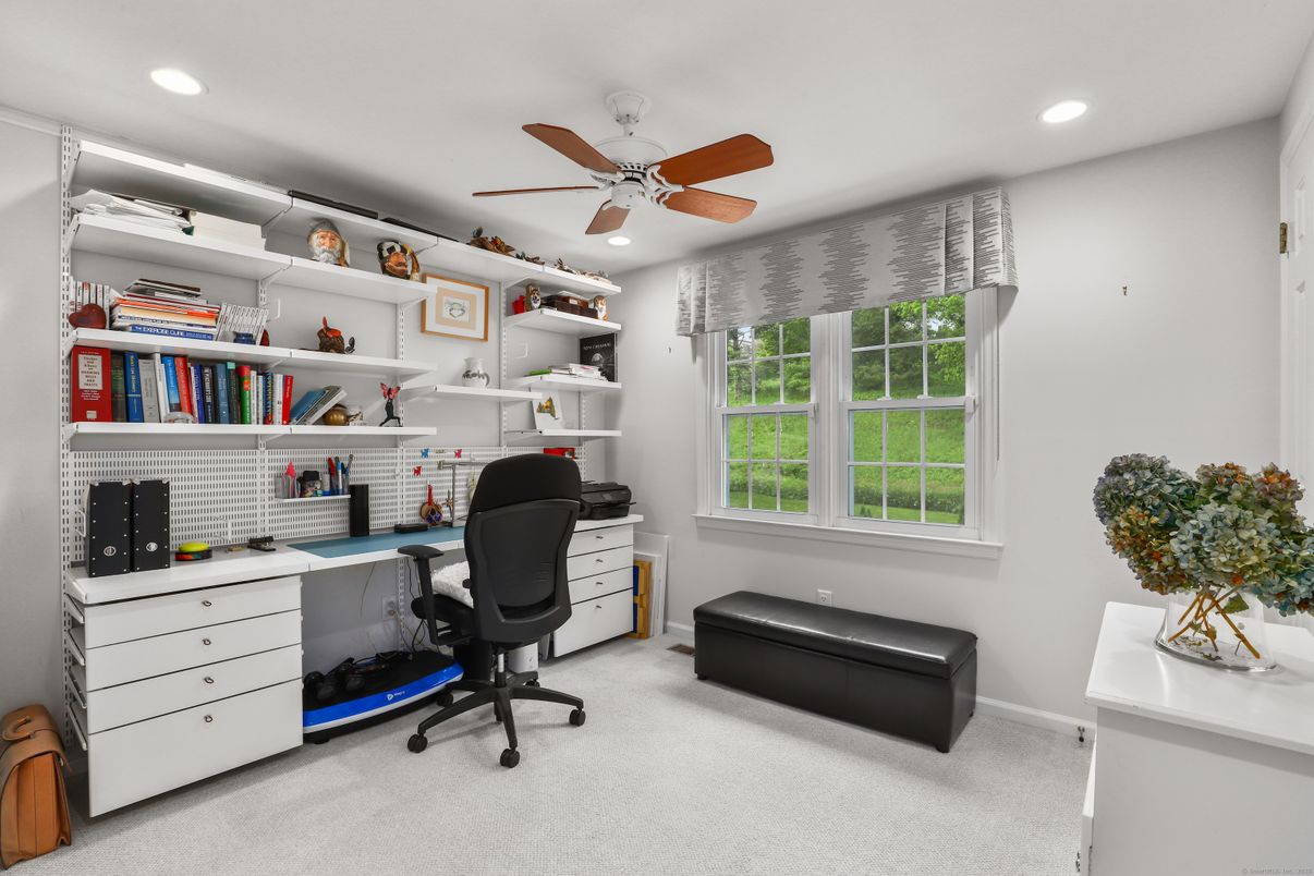 Home Office, Interior, Recessed Lighting