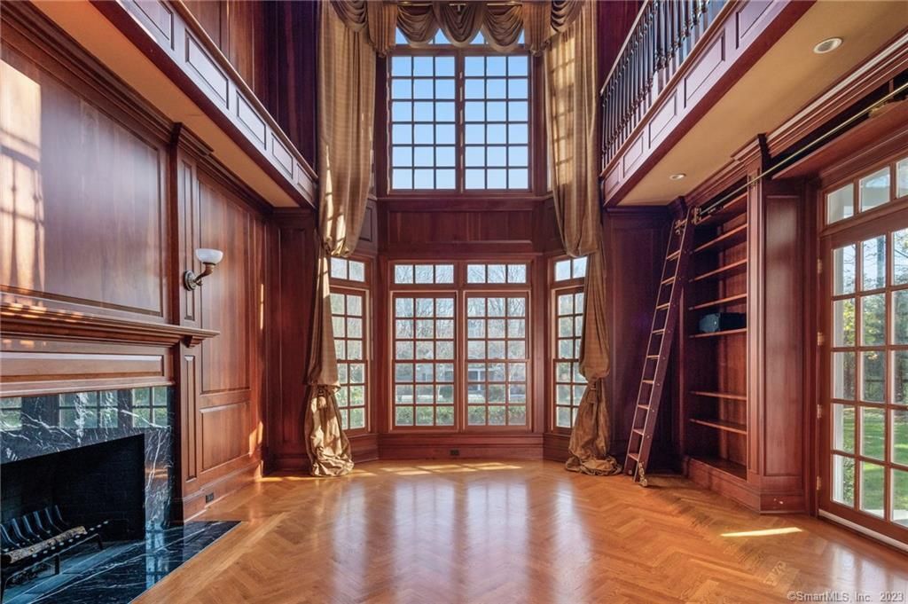 Fireplace, Interior, Wood Texture Flooring