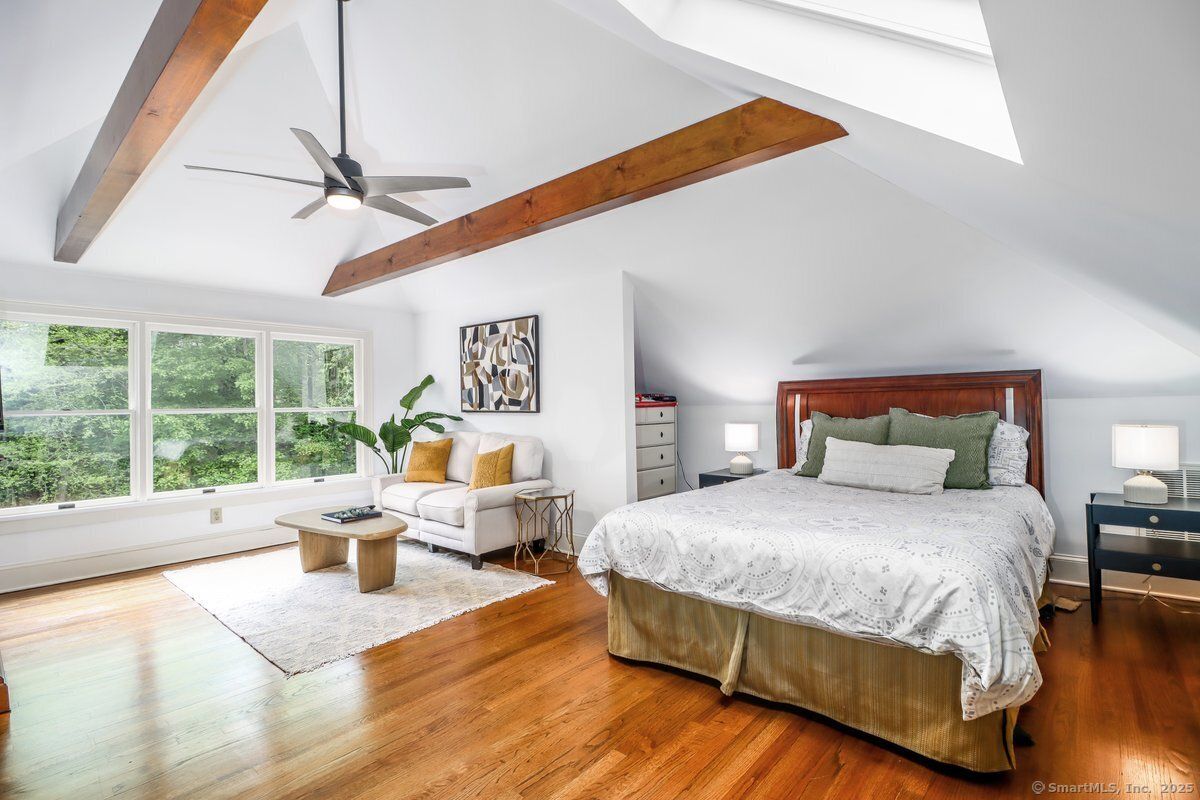 Bedroom, Interior, Wooden Beams, Wood Texture Flooring