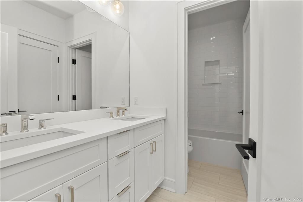 Bathroom, Dual Sink Vanities, Interior, Wood Texture Flooring