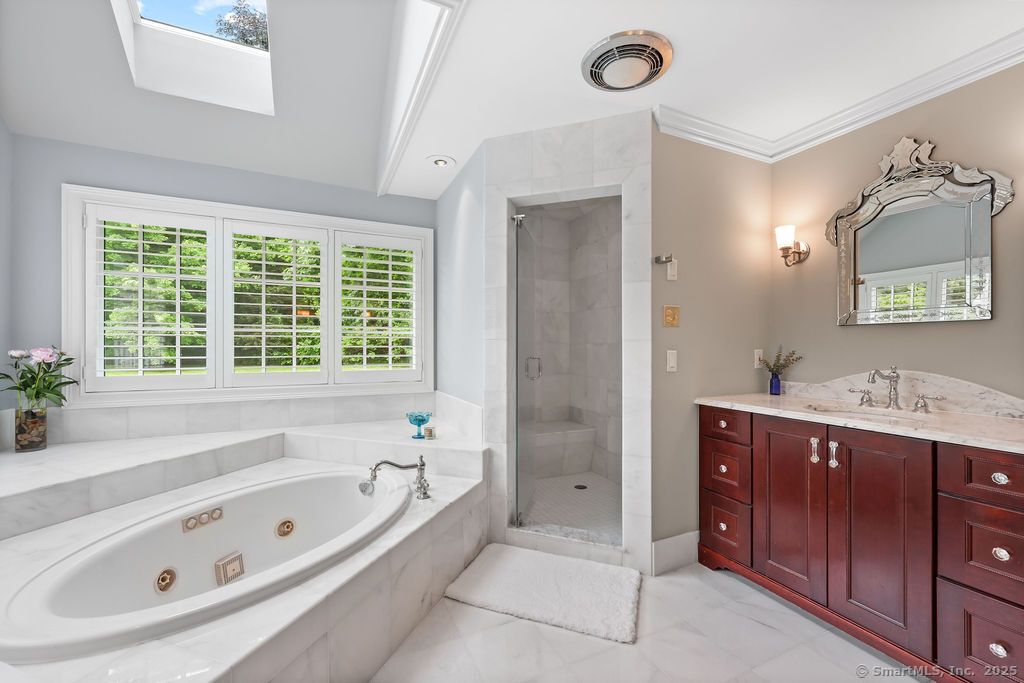 Bathroom, Glass Shower, Interior, Marble