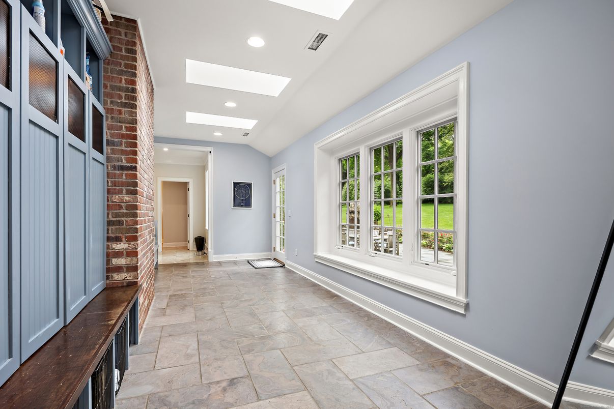 Interior, Recessed Lighting, Stone Walls