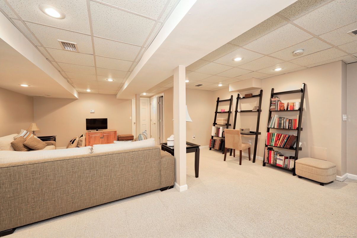 Home Office, Interior, Recessed Lighting