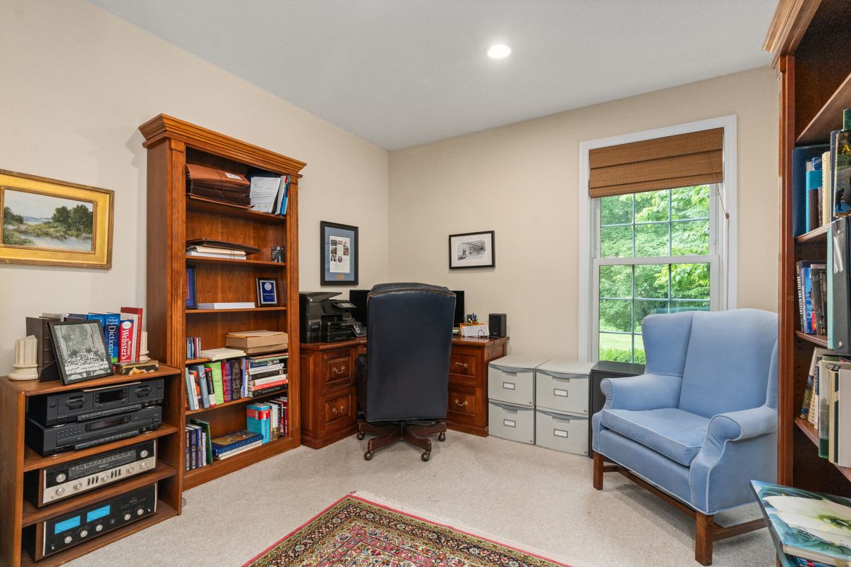 Home Office, Interior, Recessed Lighting
