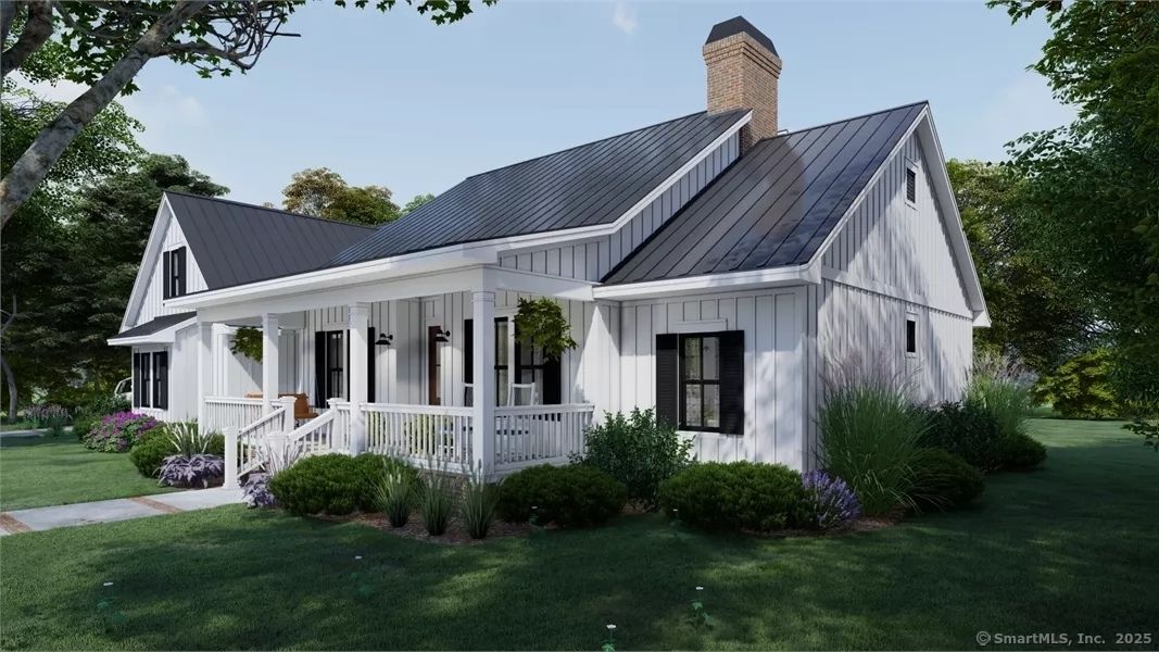 Backyard, Exterior, Facade, Farmhouse