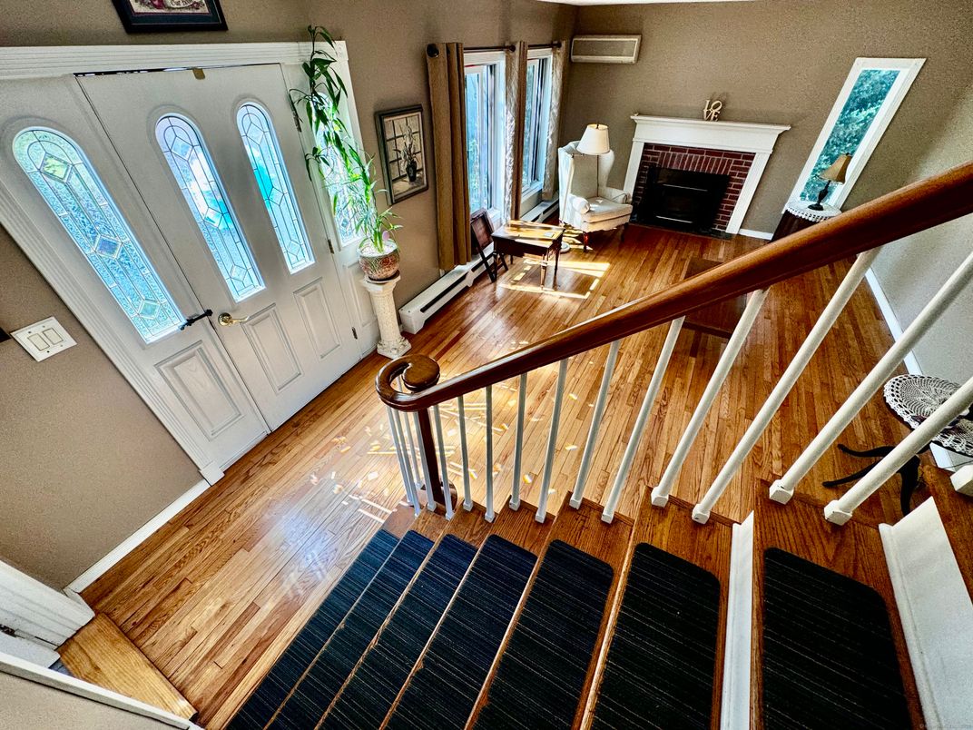 Fireplace, Interior, Wood Texture Flooring