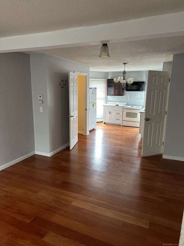 Empty room, Interior, Kitchen, Wood Texture Flooring