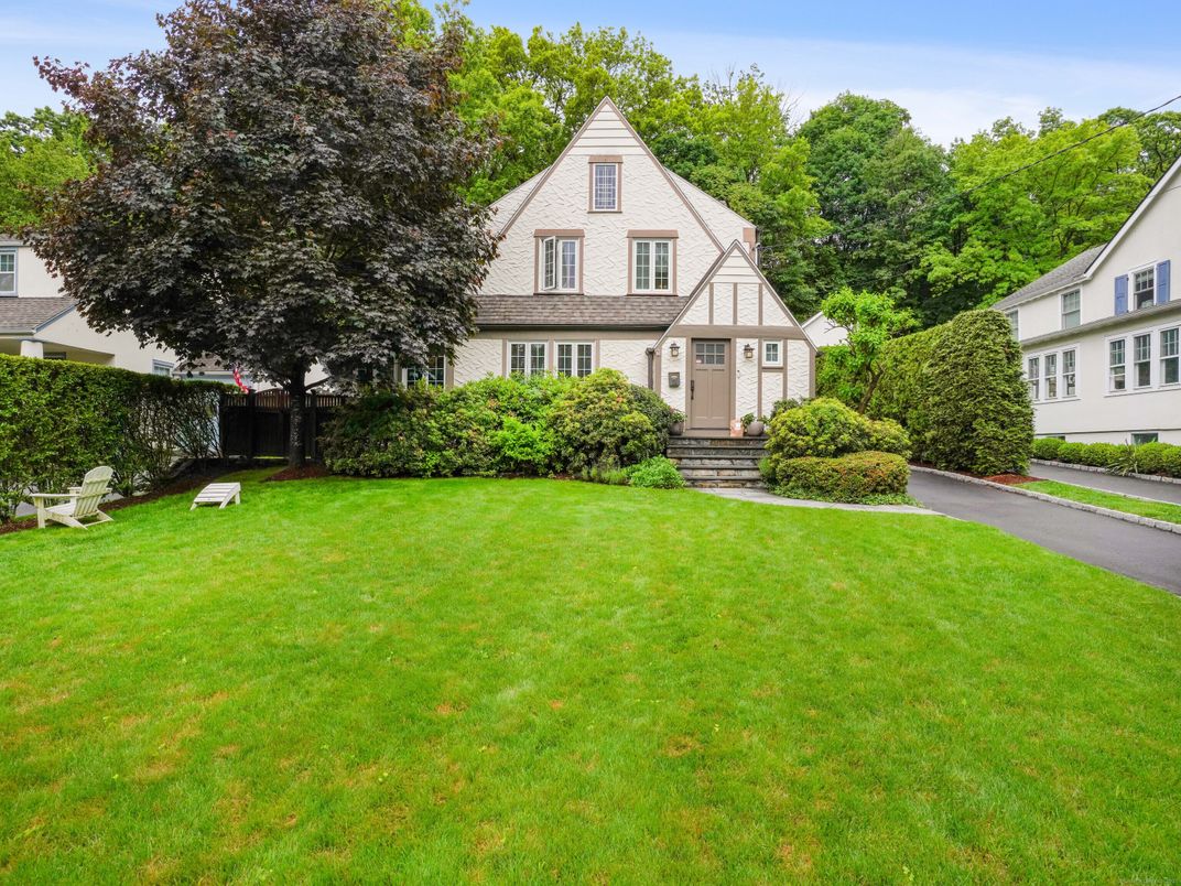 Backyard, Exterior, Facade, Tudor Revival