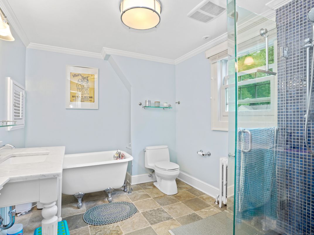 Bathroom, Free Standing Baths, Glass Shower, Interior