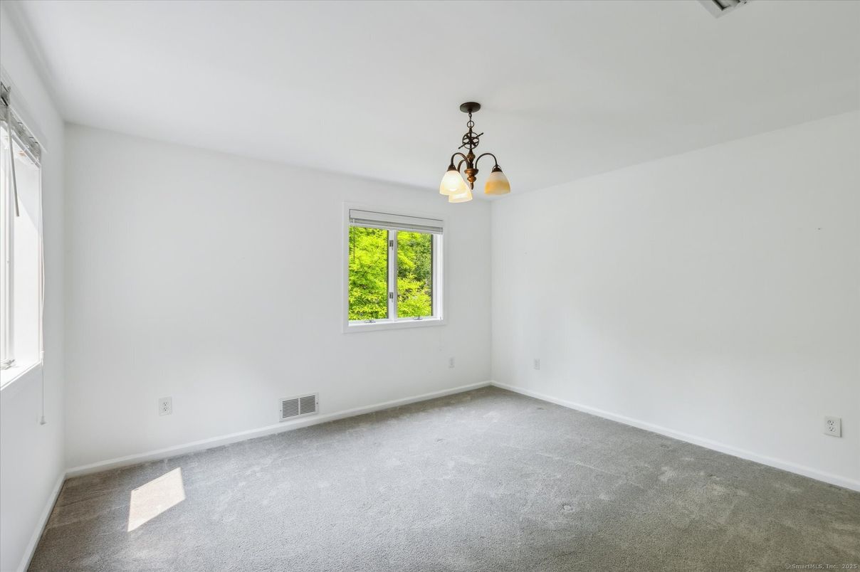 Chandelier, Empty room, Interior