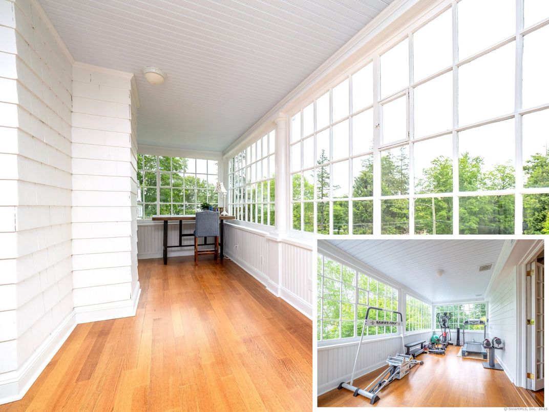 Interior, Sun Room, Wood Texture Flooring