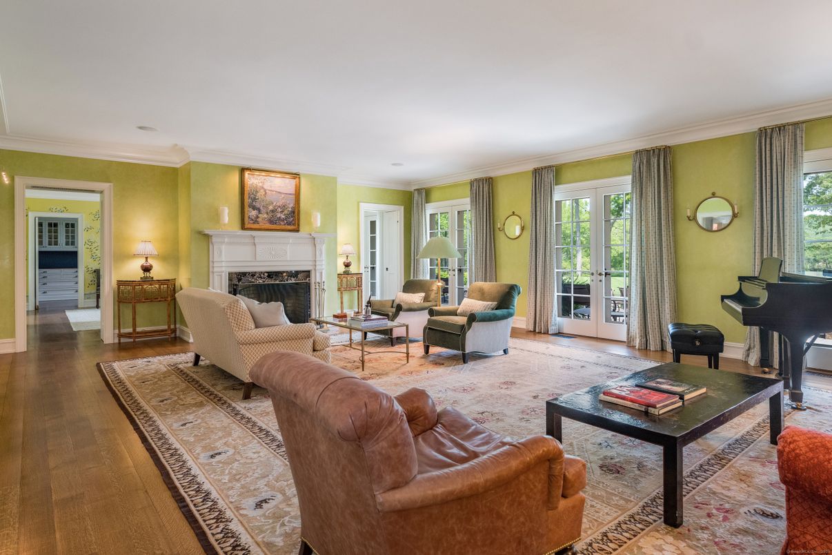 Fireplace, Interior, Living room, Piano, Wood Texture Flooring