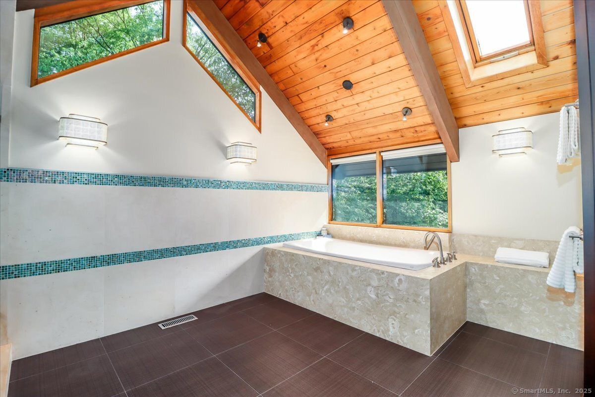 Bathroom, Interior, Wooden Ceilings