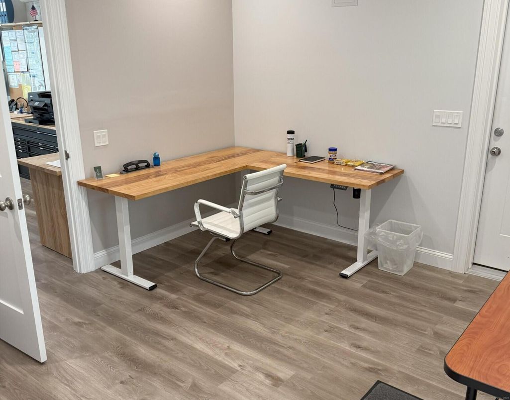 Home Office, Interior, Wood Texture Flooring