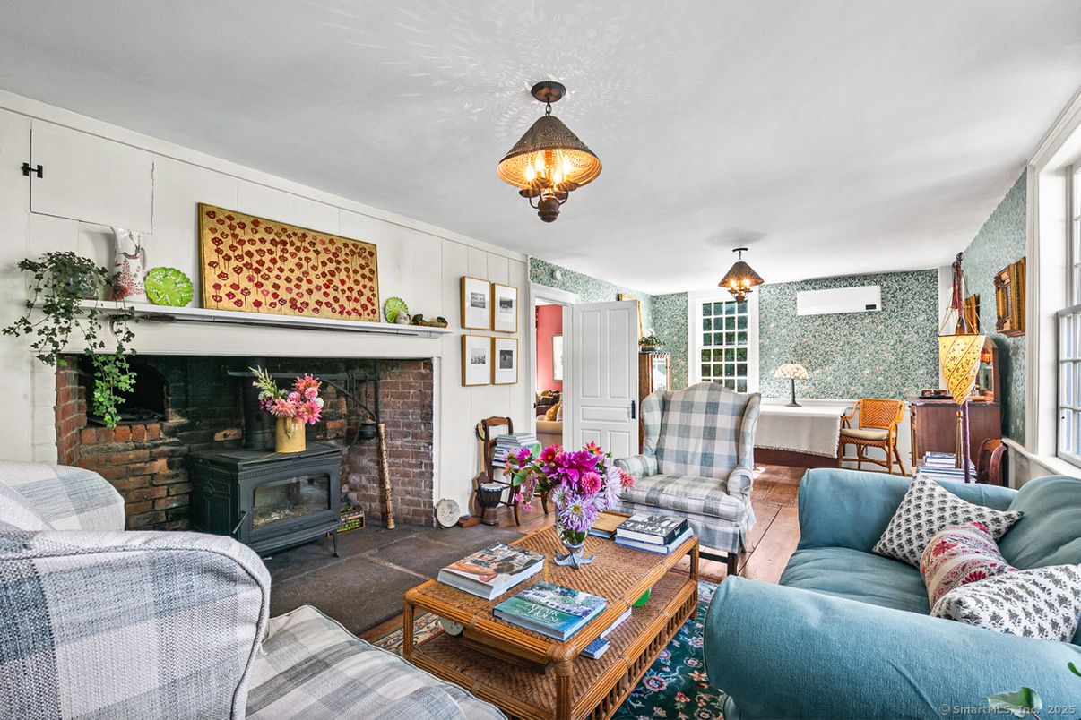 Fireplace, Interior, Living room