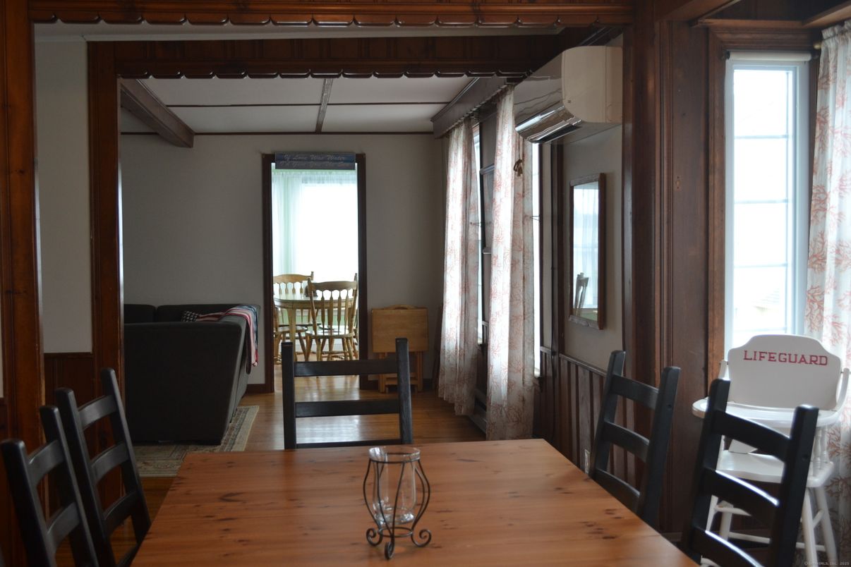 Dining room, Interior, Wooden Beams, Wood Texture Flooring