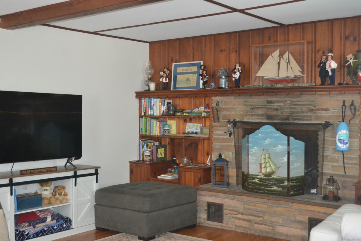Fireplace, Interior, Wood Texture Flooring, Wooden Walls
