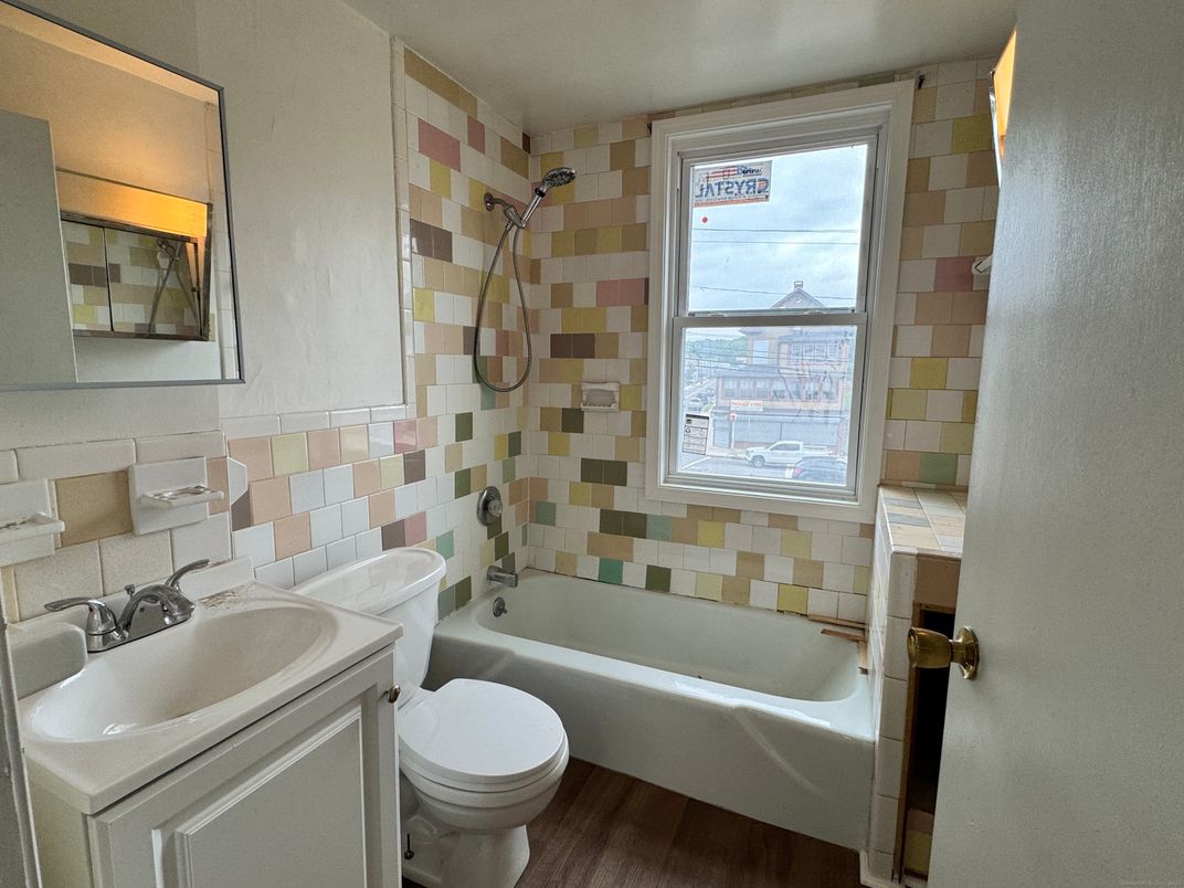 Bathroom, Interior, Wood Texture Flooring