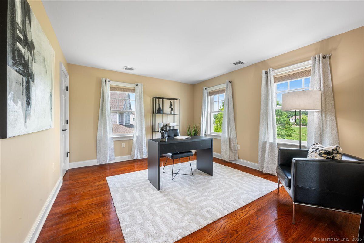 Home Office, Interior, Wood Texture Flooring
