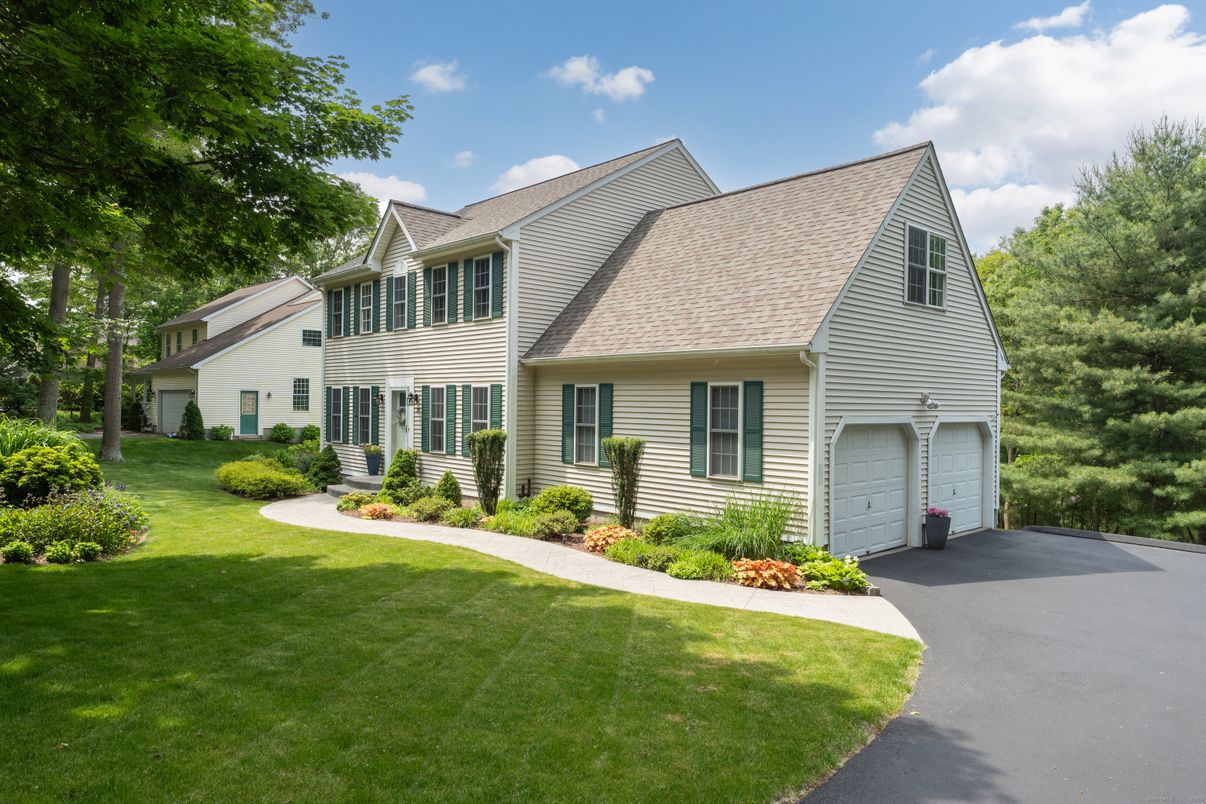 Attached, Backyard, Exterior, Facade, Farmhouse