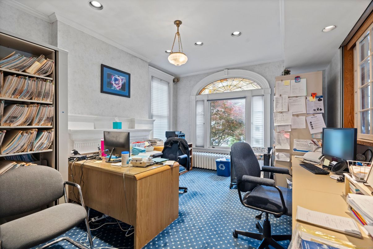 Home Office, Interior, Pendant Lights, Recessed Lighting