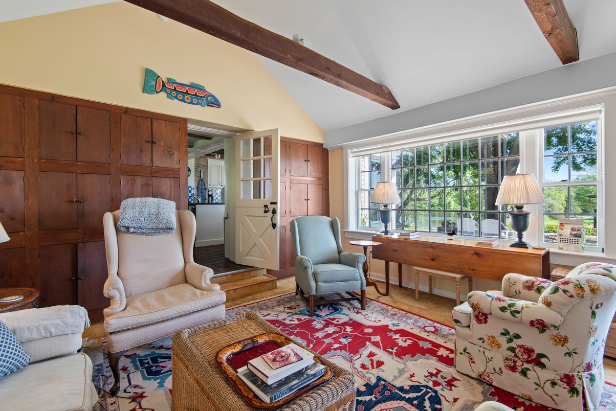 Interior, Living room, Wooden Beams, Wood Texture Flooring