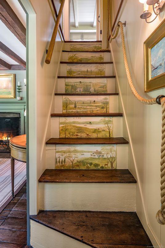 Fireplace, Interior, Wood Texture Flooring