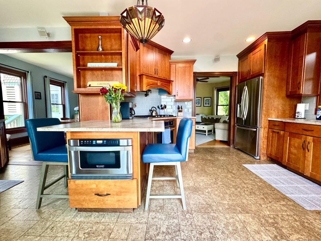 Interior, Kitchen, Living room, Recessed Lighting, Stainless Steel Appliances