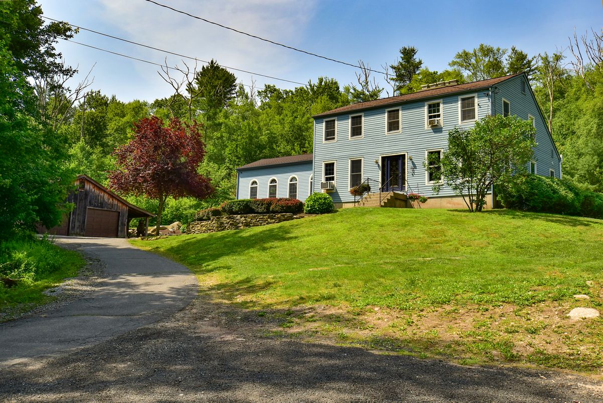 Backyard, Detached Garage, Exterior, Facade, Georgian