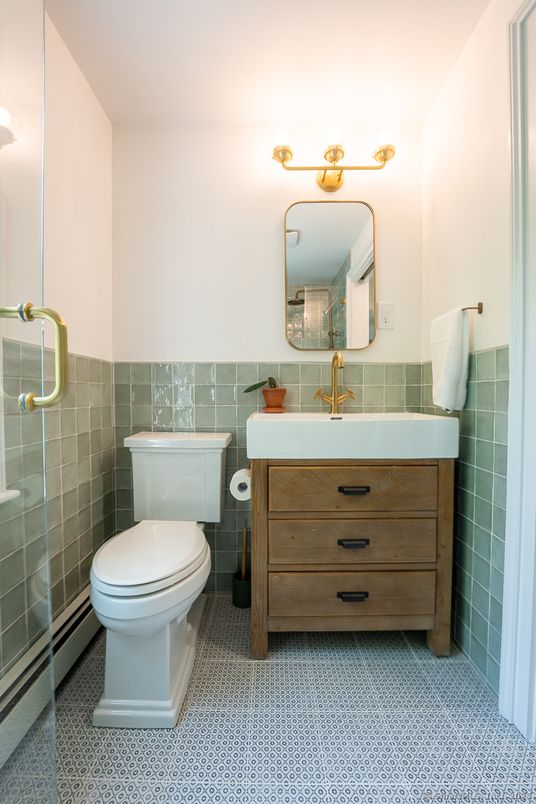 Bathroom, Glass Shower, Interior
