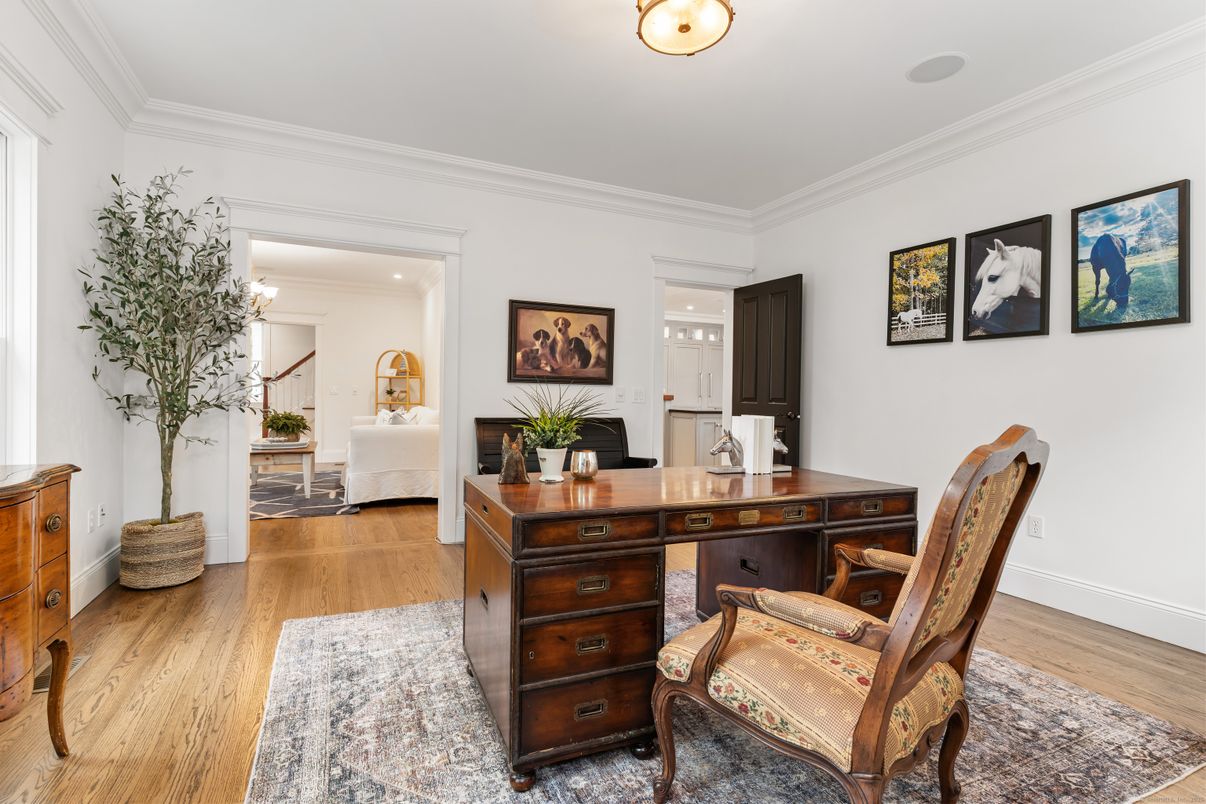 Home Office, Interior, Wood Texture Flooring